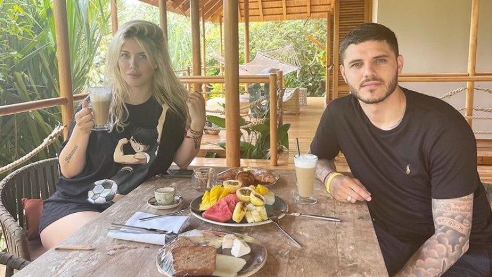 Wanda Nara junto a Mauro Icardi 