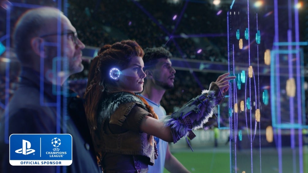 Aloy en el comercial Champiosn League