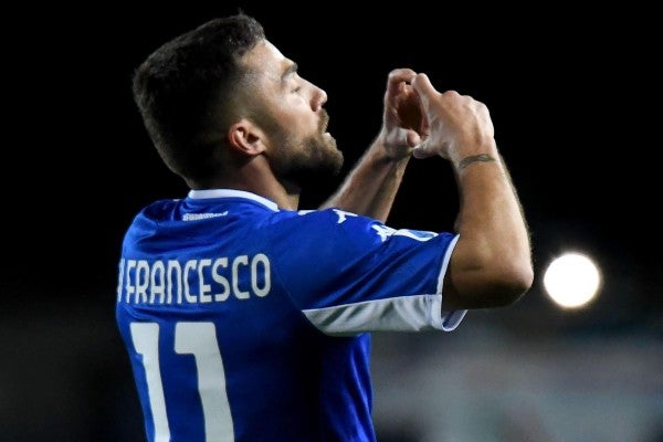 Federico Di Francesco del Empoli celebra anotación