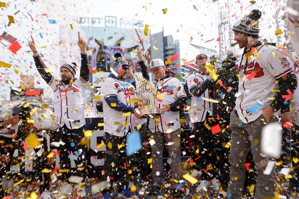 Los Bravos de Atlanta celebran el título