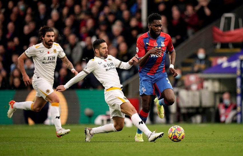 Moutinho en una entrada sobre Zaha