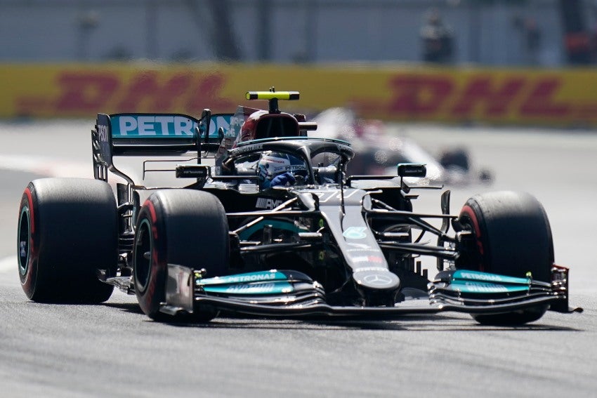 Lewis Hamilton en las pruebas del Gran Premio de México