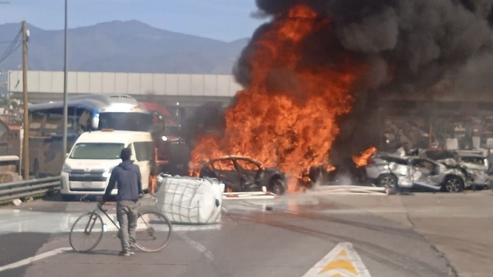 Accidente en la caseta San Marcos