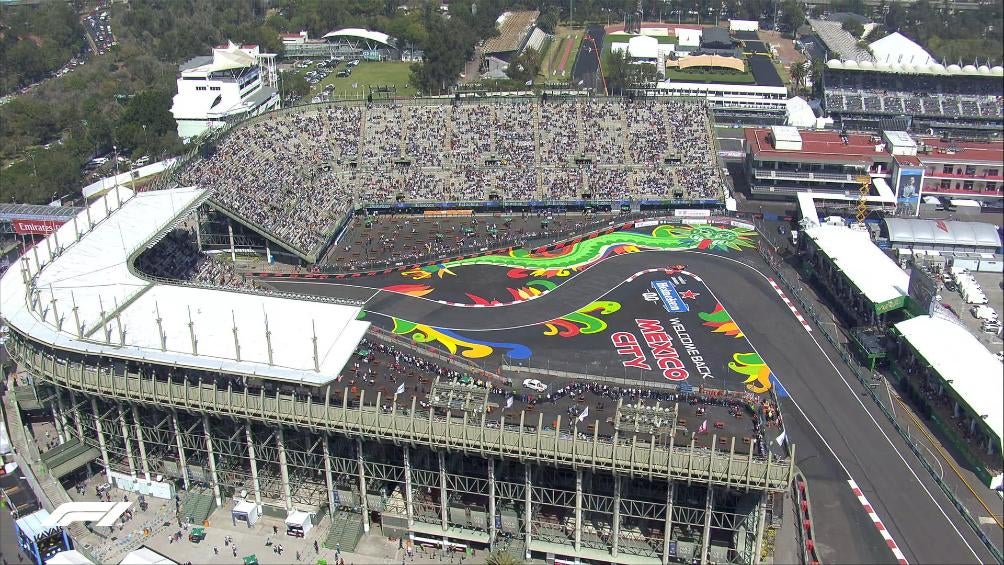 Autódromo Hermanos Rodríguez durante el GP de la Ciudad de México