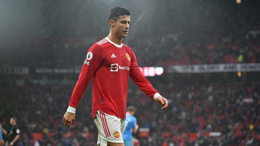 Cristiano Ronaldo jugando con el Manchester United