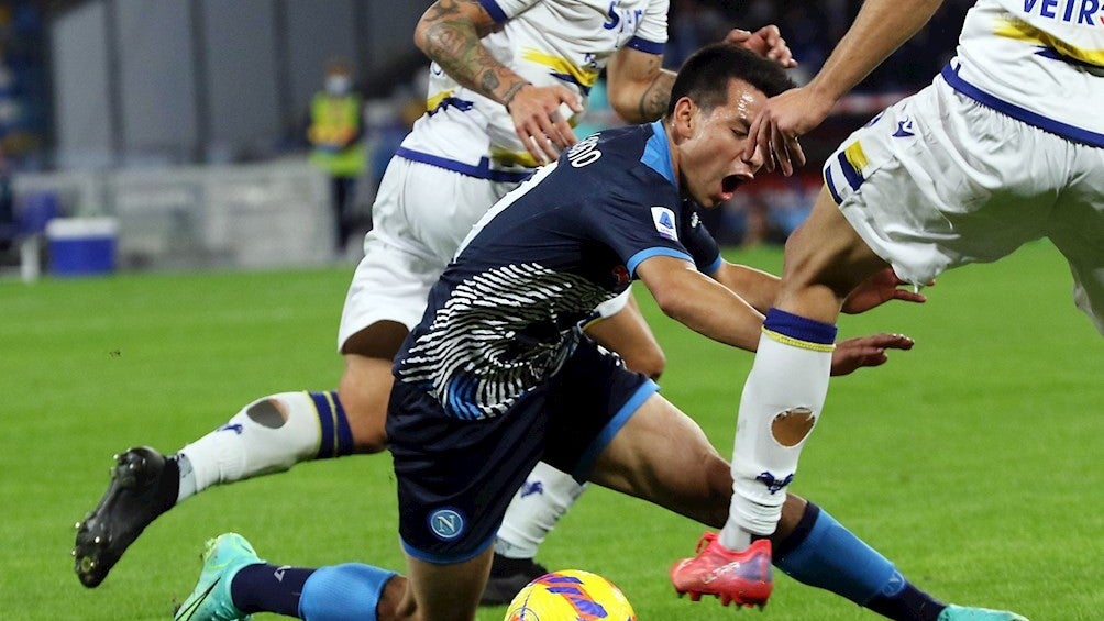 Chucky Lozano en empate ante Hellas Verona