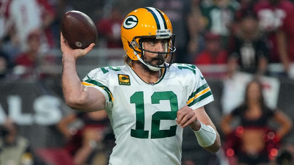 Aaron Rodgers jugando con Green Bay en NFL