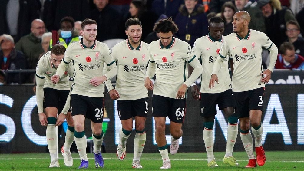 Liverpool en su último partido de la Premier