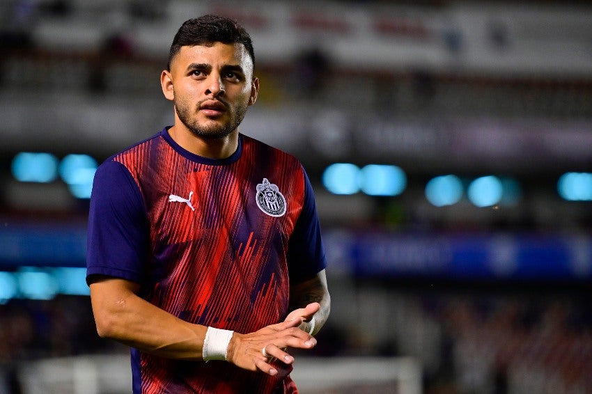 Alexis Vega previo a un juego de las Chivas