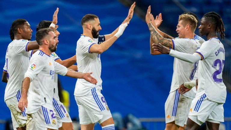 Real Madrid celebra triunfo ante el Rayo Vallecano