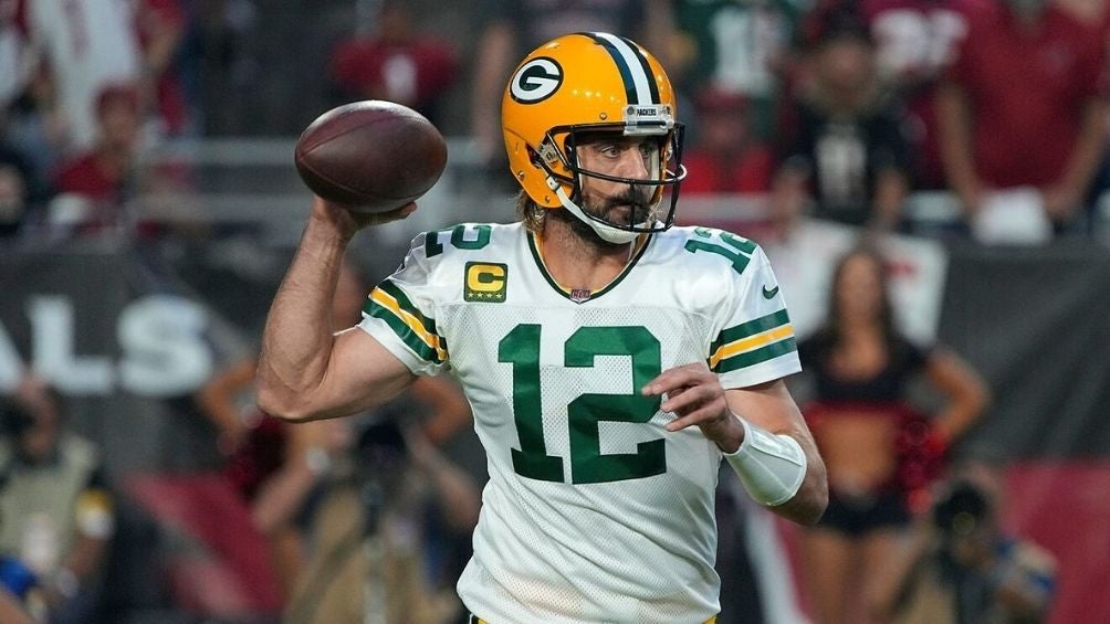 Rodgers en un partido con Green Bay 