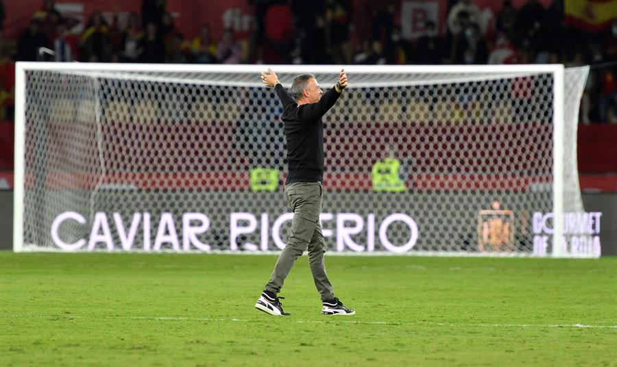 Luis Enrique en victoria vs Suecia