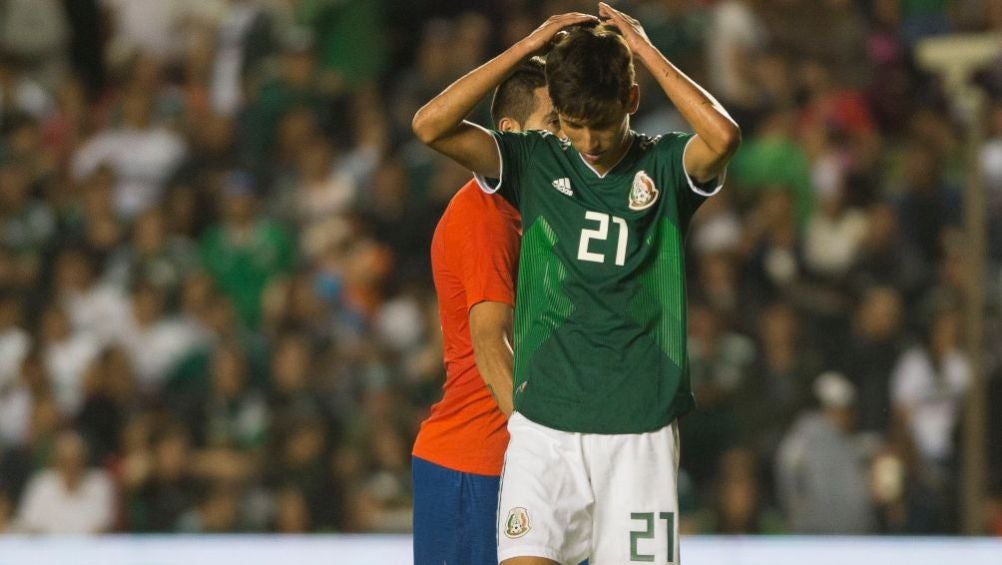 Jürgen Damm en en lamento con Selección Mexicana