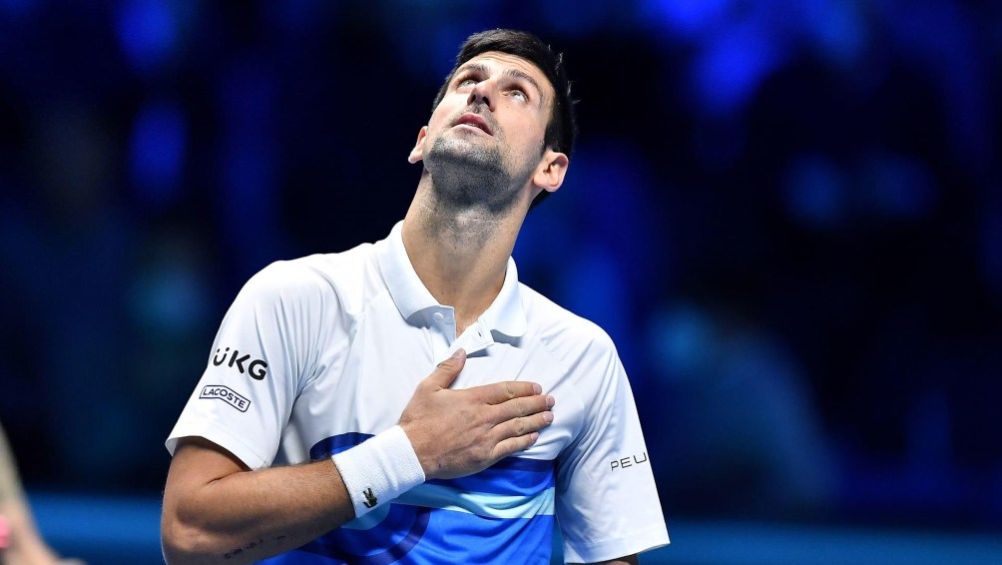 Novak Djokovic en las Finales ATP de Turín