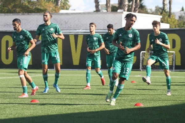 Selección de Argelia durante entrenamiento