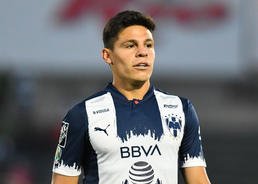 Ponchtio González en un partido de Rayados de Monterrey