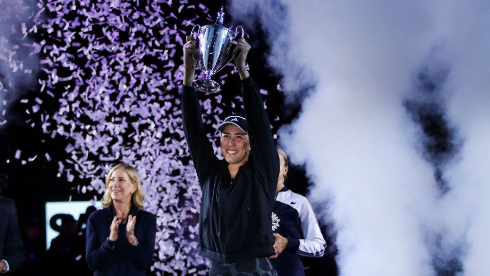 Garbiñe Muguruza se llevó el título de WTA Finals