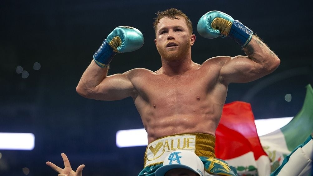 Canelo en su última pelea 