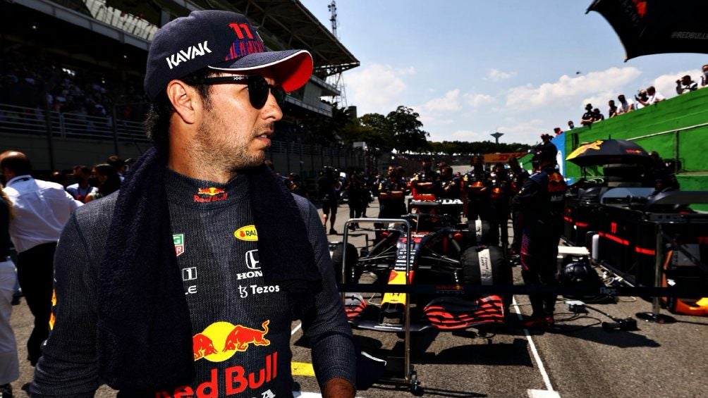 Checo Pérez previo a la carrera del GP de Brasil