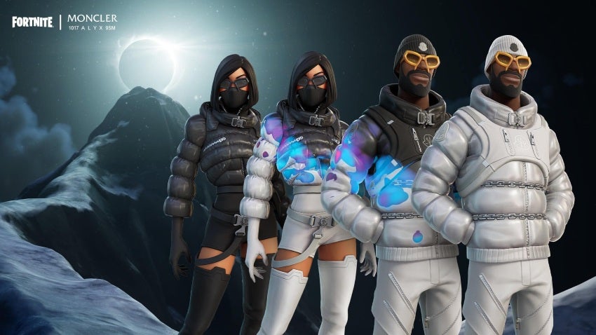 Fortnite y Moncler