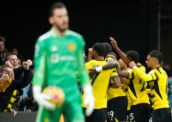 Watford celebra durante juego