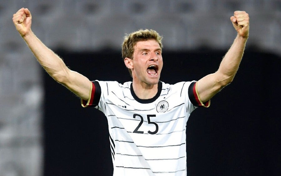 Thomas Müller celebra gol