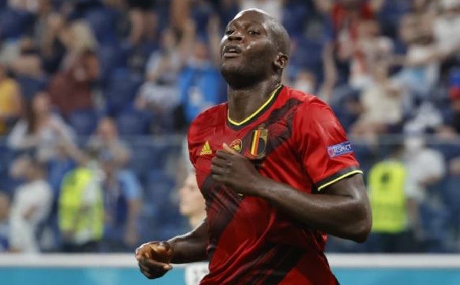 Romelu Lukaku tras marcar