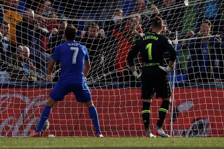 Mata tras anotar gol a favor de Getafe