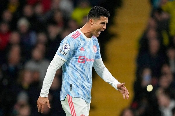 Cristiano Ronaldo en juego del Manchester United