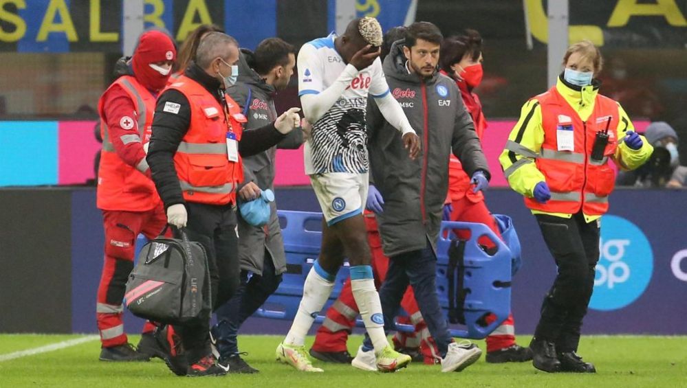 Victor Osimhen en lamento con el Napoli