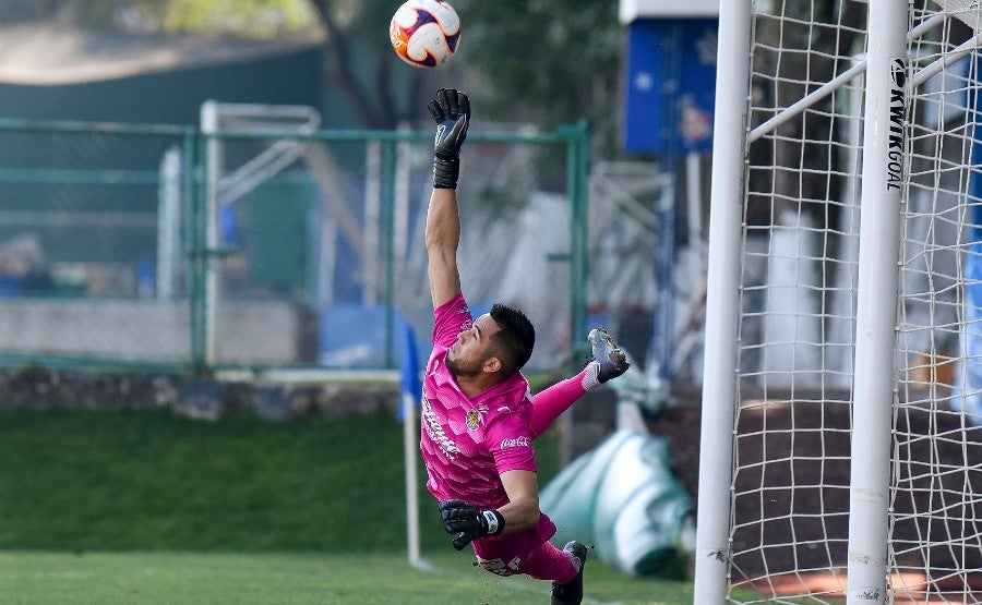 Miguel Jiménez con la Sub 20 del Rebaño