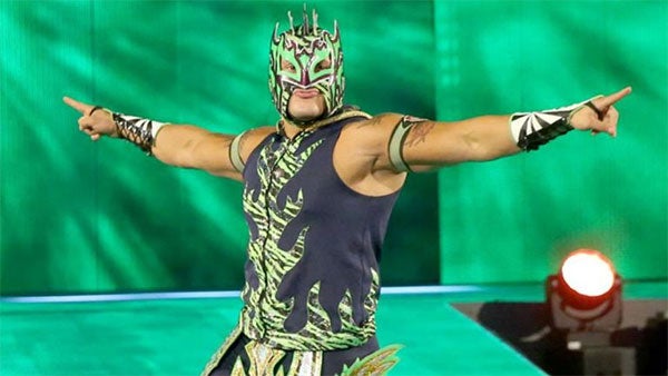 El luchador tras una contienda en WWE 