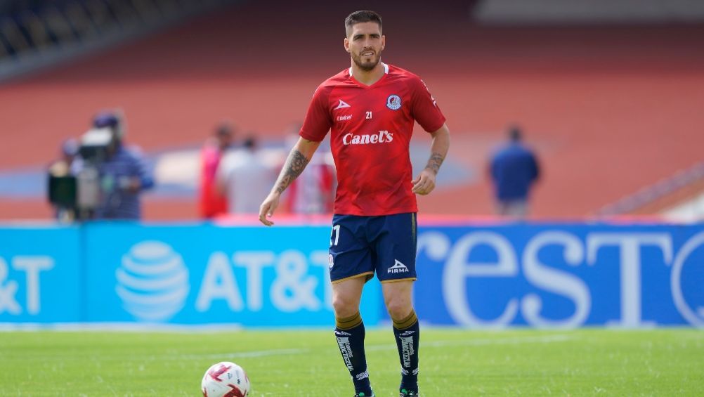 Ventura Alvarado en un juego de Atlético de San Luis