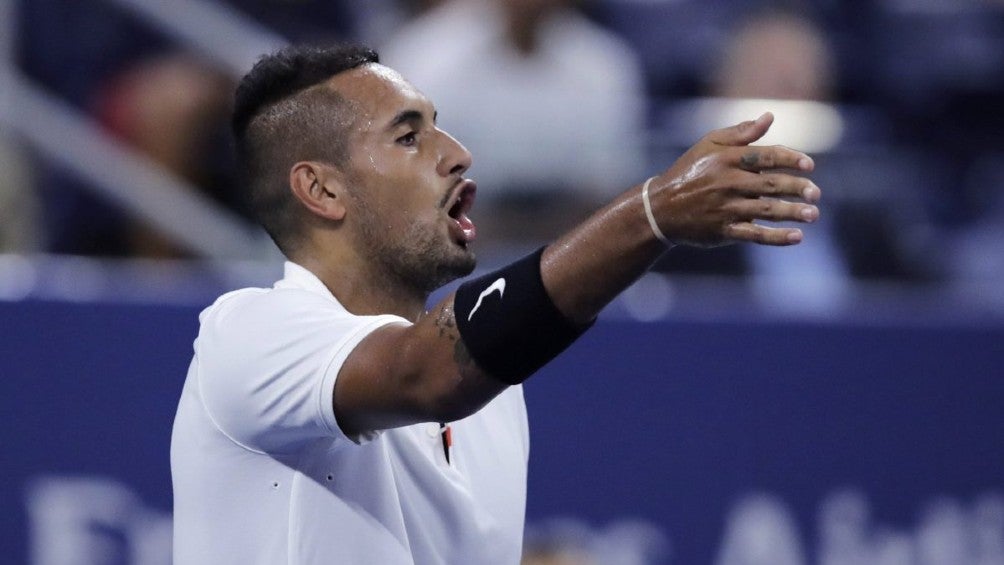 Nick Kyrgios durante un partido