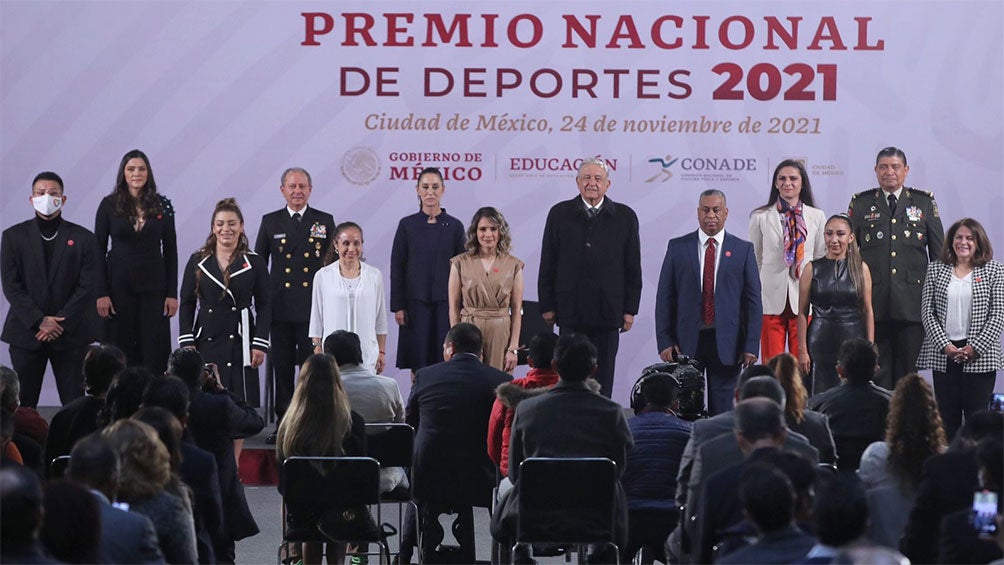 La entrega del Premio Nacional de Deportes 2021