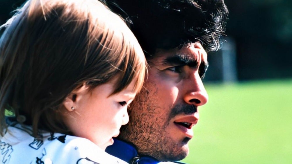 Dalma y Diego Maradona juntos