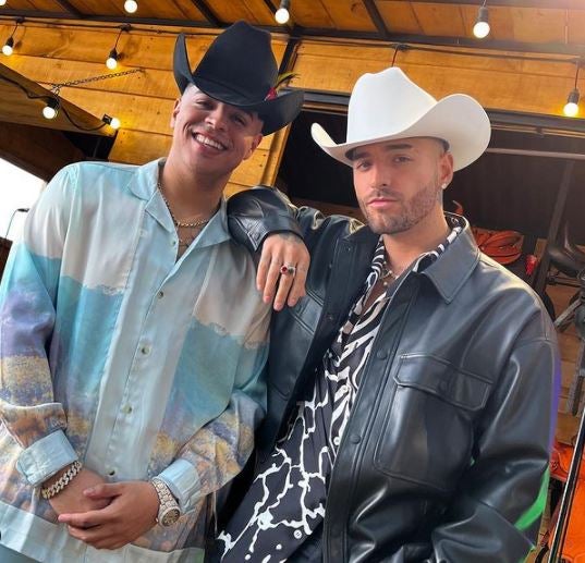 Eduin Caz y Maluma en su colaboración