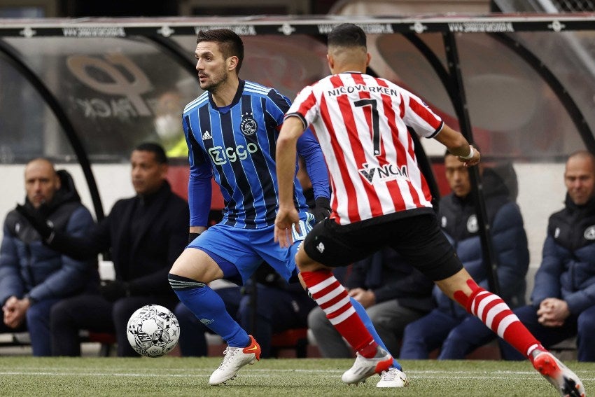 Tadic en el juego entre Ajax y Sparta Rotterdam