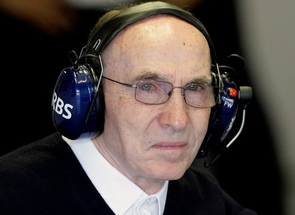 Frank Williams al mando de Williams Racing