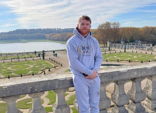 Canelo Álvarez en Versalles, Francia