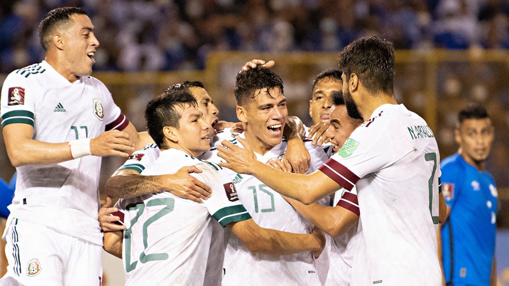 México en festejo del gol