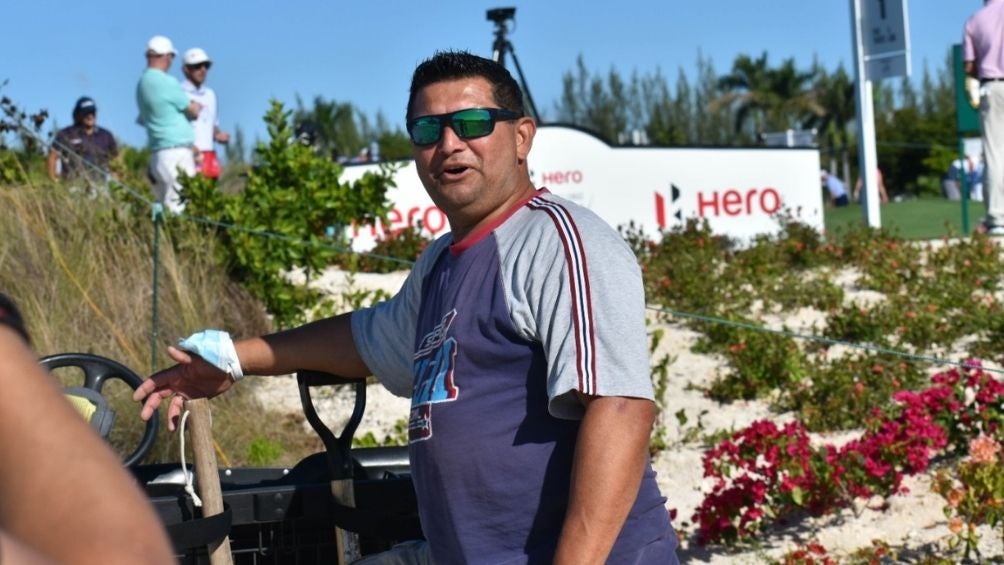 Ricardo durante el Hero World Challenge