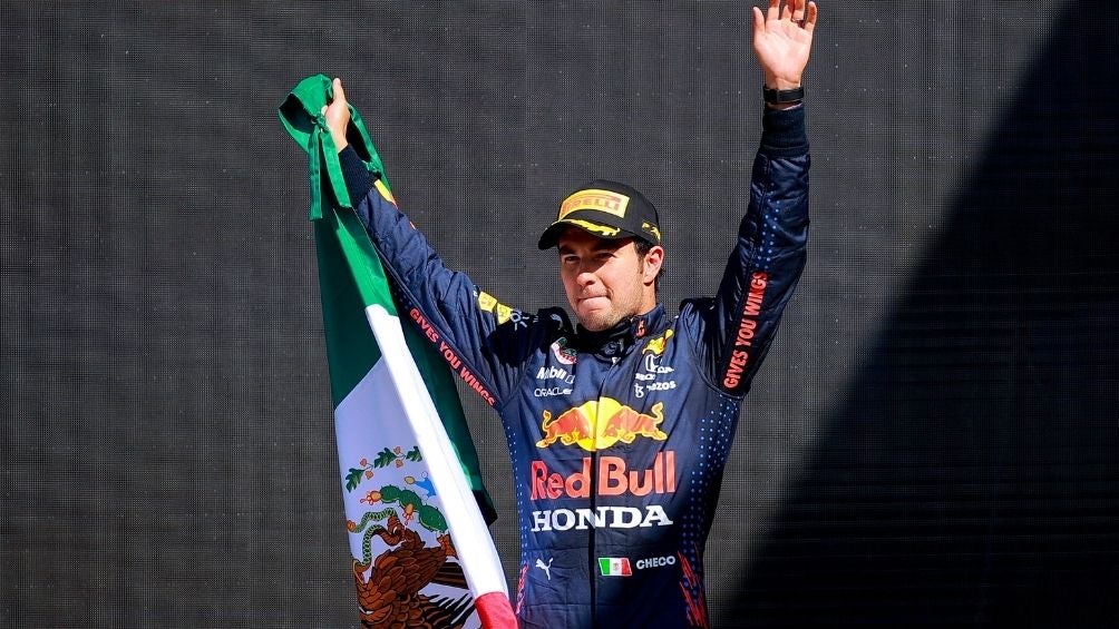 Checo Pérez en el GP de México