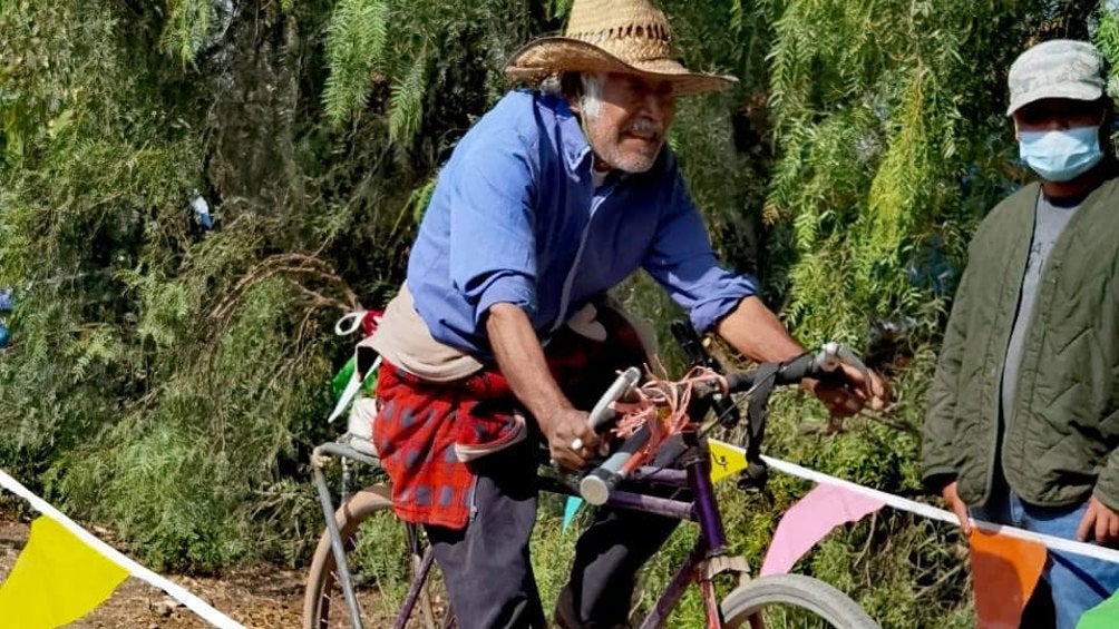 Anselmo Simón Pérez en acción durante el Reto Xicuco-1ra Edición