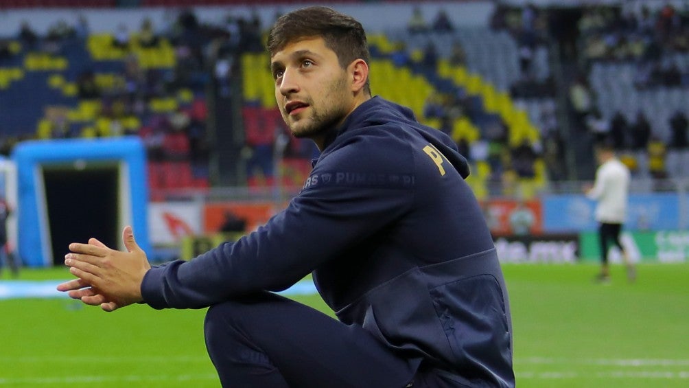 Carlos Gutiérrez durante la Vuelta de los Cuartos de Final entre América y Pumas