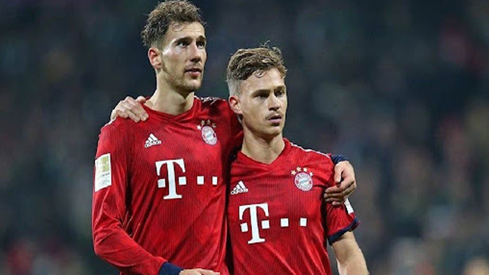 Goretzka y Kimmich en un duelo con el Bayern Munich 