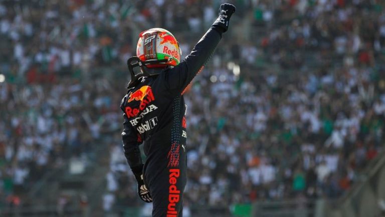 Checo Pérez en el GP de México