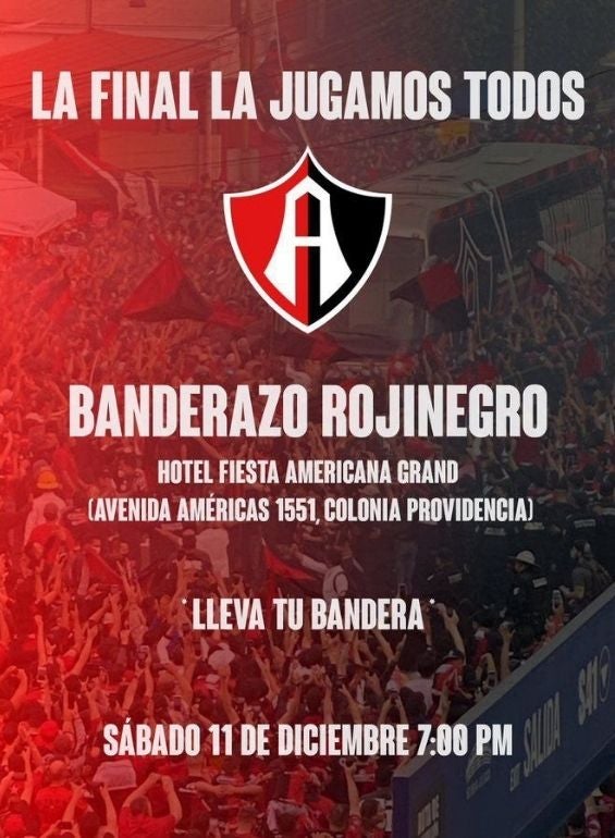 Banderazo Rojinegro 