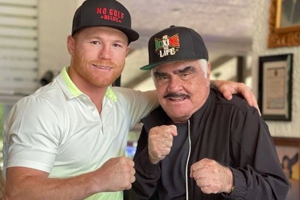 Saúl 'Canelo' Álvarez y Vicente Fernández