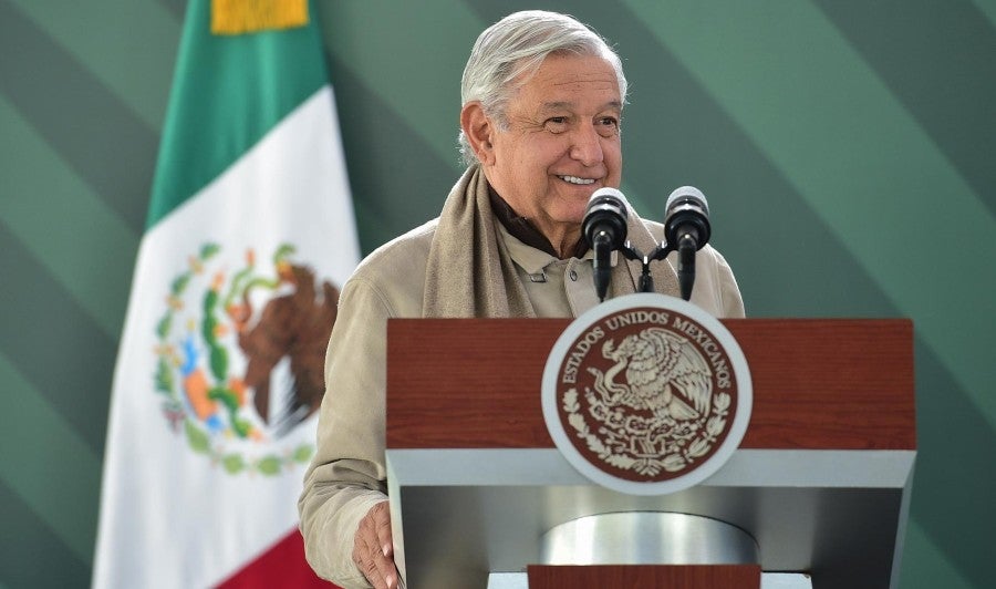 Andrés Manuel López Obrador en conferencia